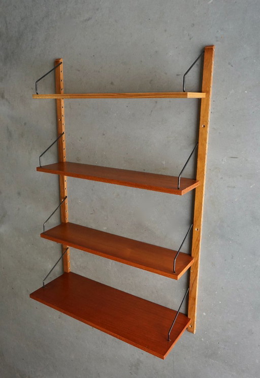 Mid-Century Danish Wall Unit by Poul Cadovius for Cado, 1960s