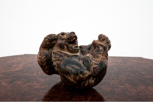 Bear figure, designed by Knud Khyn, Royal Copenhagen