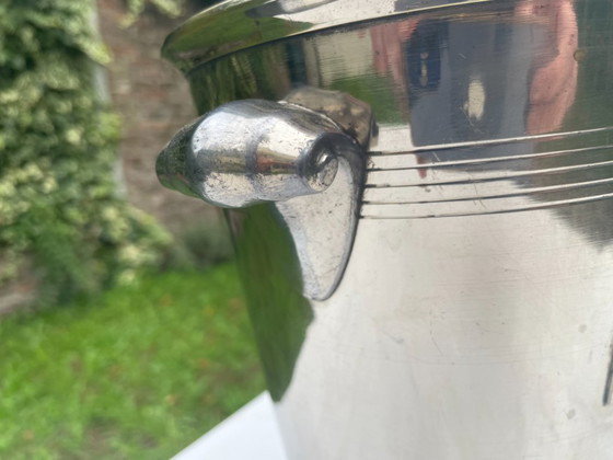 Image 1 of Art Déco 1930 Raffreddatore per champagne Raffreddatore per vino Massé francese