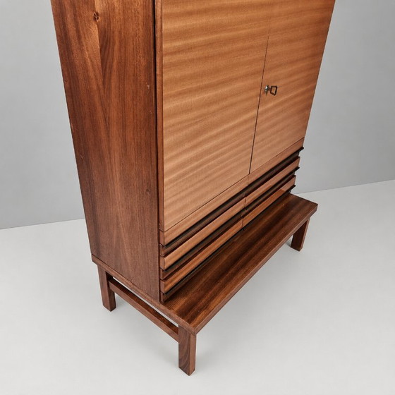 Vintage Bookcase in Beech, 1970s – High Boards, Wood (photo 5 of 9)