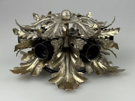 Image 1 of 60s 70s wandlamp plafondlamp Florentijns metaal Banci Firenze Design