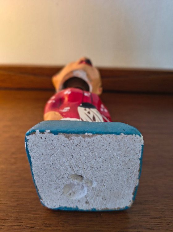 Image 1 of Folk art figurine from Sri Lanka (wobbly head)