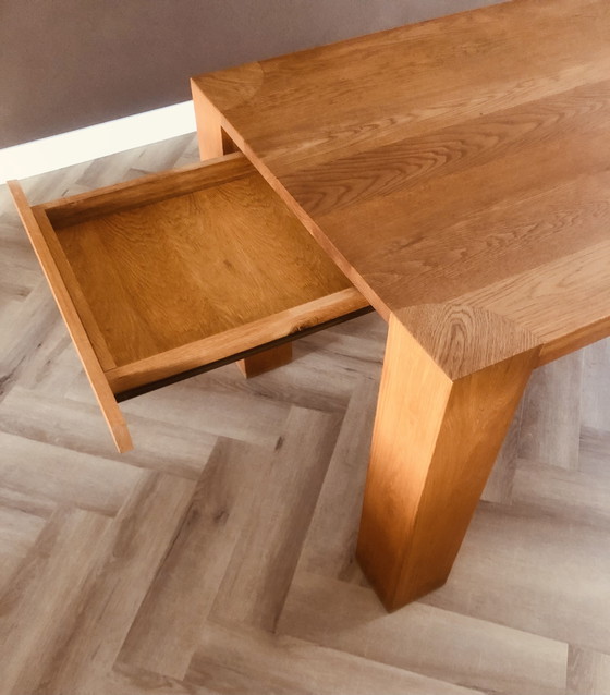 Image 1 of Dining Table Solid Oak Handmade