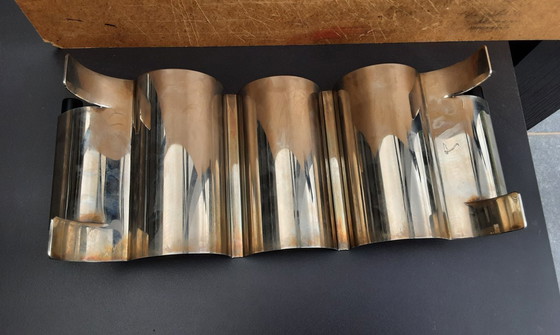 Image 1 of Portabottiglie d'epoca in cromo, molto buono, 1960