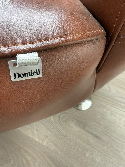 Domicil-stoelen – fauteuils, Leather, Metal (photo 2 of 7)