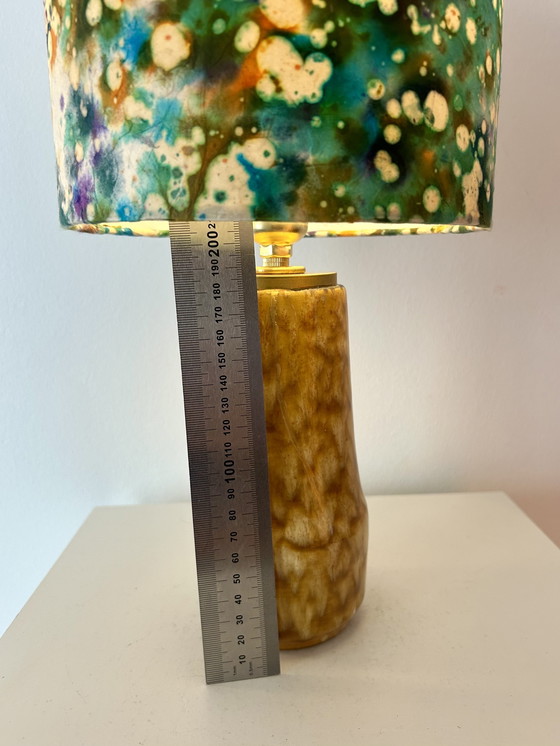 Image 1 of Lampe de table sans fil fabriquée à partir d'un vase Scheurich vintage