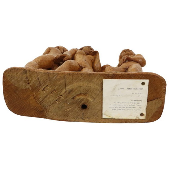 Image 1 of Estatua de roble, mujer desnuda, Fonteyne