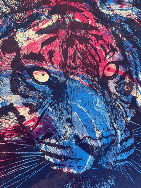 Image 1 of Tommy Davidson-Hawley, Babes in Toyland, sérigraphie 3 couleurs signée et réalisée à la main