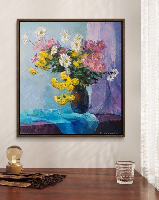 Autumn Flowers In A Vase Boris