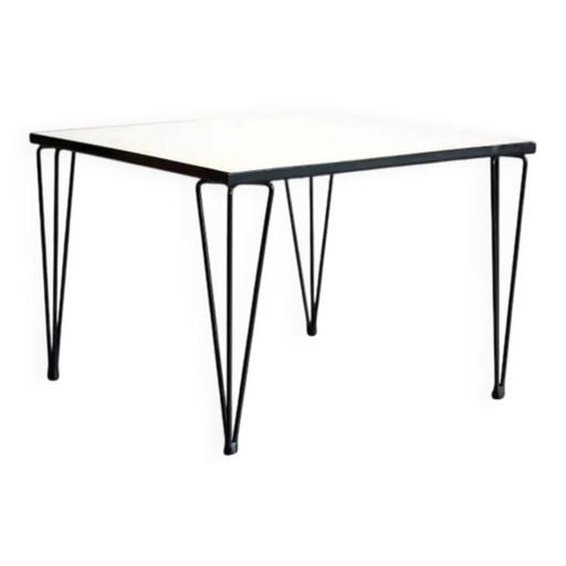 Rudolf Wolf Couchtisch für Rohe Noordwolde – Rohé Noordwolde, salontafels, Metal, Mid Century Modern