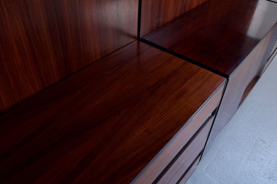 Image 1 of Modulaire plank van palissanderhout, ICO PARISI, jaren 1960, uitgever MIM ROMA