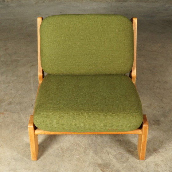 Image 1 of Gruppo di sedute/sedute modulari vintage – verde – anni '70