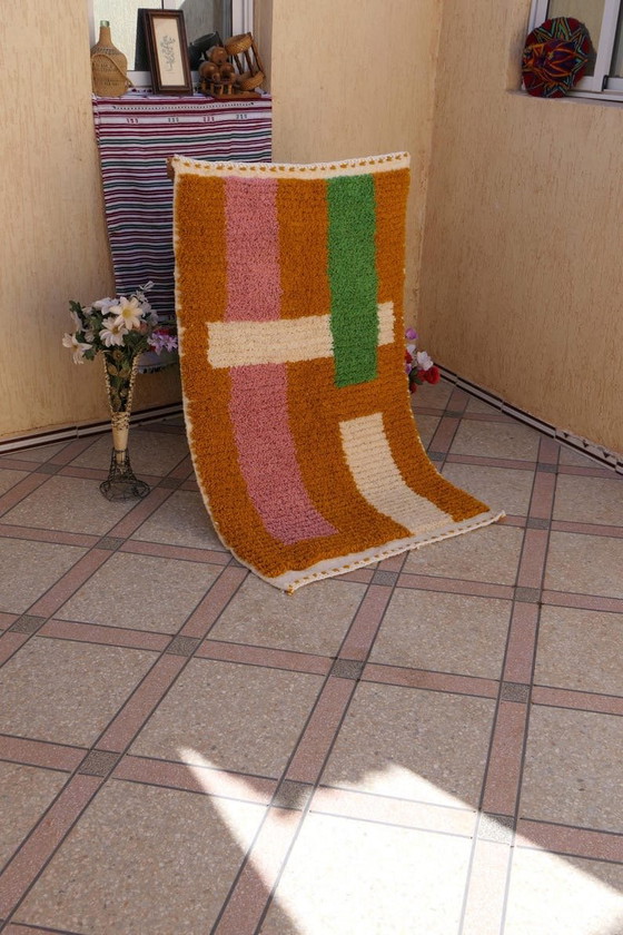 Handmade pure wool rug - hallway runner size 140/260 cm – Accupunto, Rugs & carpets (photo 6 of 8)