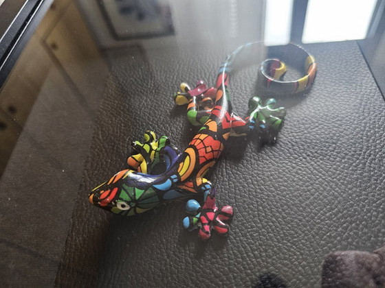 Image 1 of 2 Gecko-Gemälde