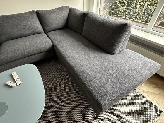 Image 1 of Divano angolare blu Hofstede Raanhuis Basso come nuovo