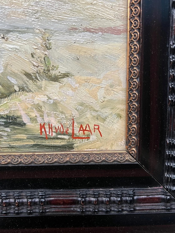 Painting "Winter landscape". – Paintings & Drawings, Canvas (photo 4 of 7)