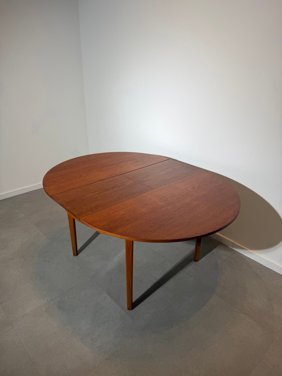 Tavolo da pranzo rotondo allungabile G-Plan in teak – Tavoli da pranzo, Wood (photo 7 of 7)