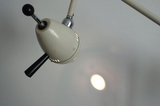 Lampada da terra da dentista vintage, Germania anni '60, Soux, Lampade da terra, Metallo, Plastica, Crema (foto 10 di 15)