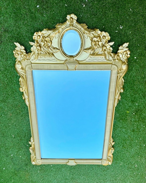 Klassieke Vintage DeKnudt Spiegel Gouden Trumeau