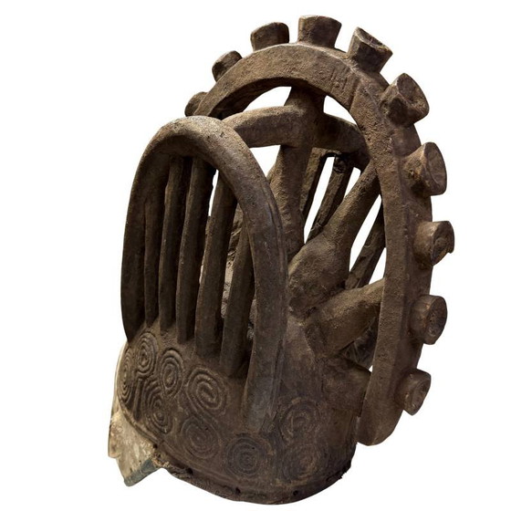 Decorazione Murale - Autentica Maschera Antica Igbo Agbogho Mmuo – Rituale Verificato – Sculture, Textile (photo 6 of 9)