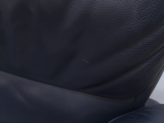 Image 1 of De Sede ds 2011 Designer Sofa Leather Sofa Couch Two-Seater Blue