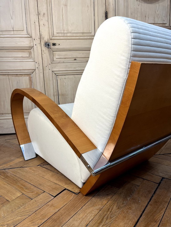 Image 1 of Fauteuil et repose pieds modèle « Casablanca » de Jaime Tresserra