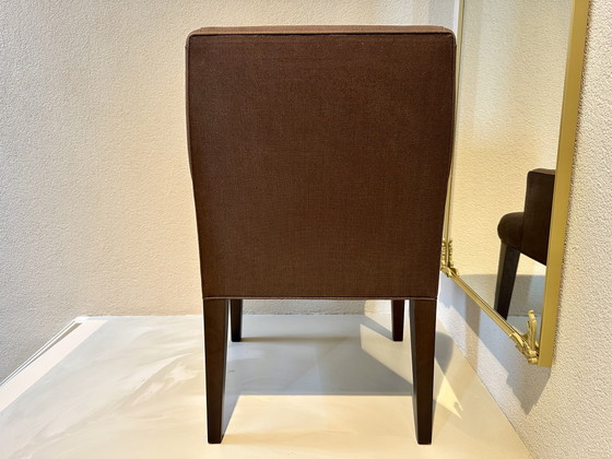 Promémoria Isotta Große Stühle von Romeo Sozzi, 10 Stück – Promemoria, Esszimmerstühle, Wood, Textile (photo 7 of 11)