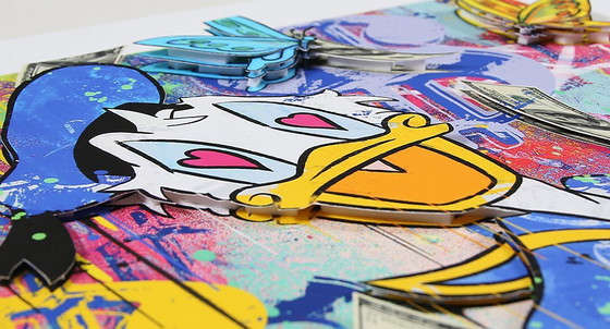 Image 1 of Allen, Ben - Donald Duck - 3D constructie, 2022 - Handgesigneerd E.A.