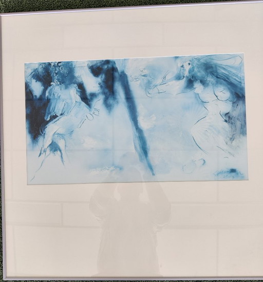 10 sérigraphies encadrées de Ger Lataster, prix total