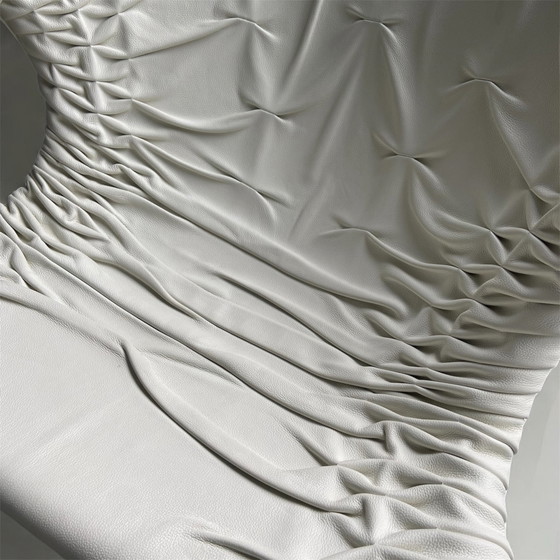 Smock Armchair by Moroso - Patricia Urquiola – Leather (photo 5 of 7)