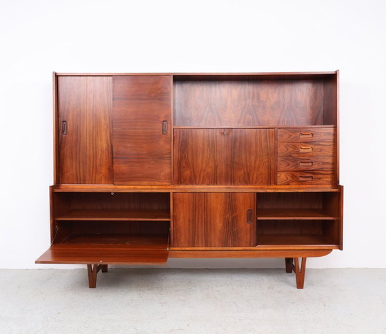Image 1 of Vintage Dutch design buffet cabinet with asymmetrical layout, 1960s
