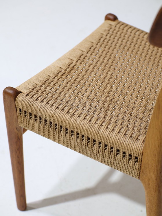 Image 1 of 4x Eetkamerstoelen Hans Wegner CH23 Carl Hansen teak eiken 1950s