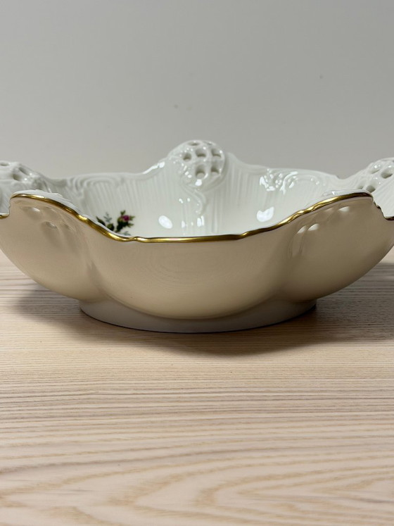 Rosenthal "Classic Rose" - Porcelain Centerpiece 22 cm - Vintage – Bowls, Gold (photo 3 of 7)