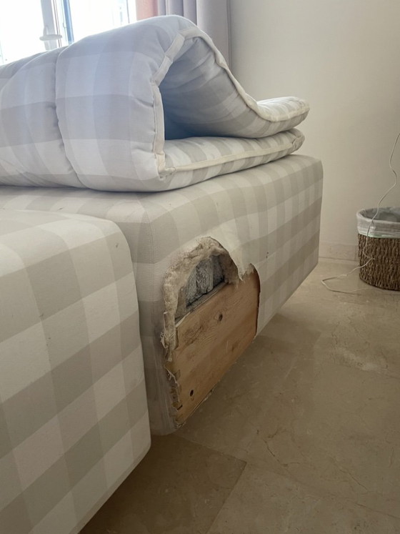 Hästens Classic Letto Continentale Autentico (180x210cm) – Struttura Impeccabile (Da Restaurare / Componenti) (photo 4 of 5)