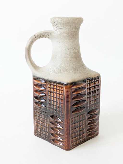 Carstens Tönnieshof keramische kan/vaas in brutalistische stijl uit het midden van de 20e eeuw. – vazen, Ceramic, Vintage