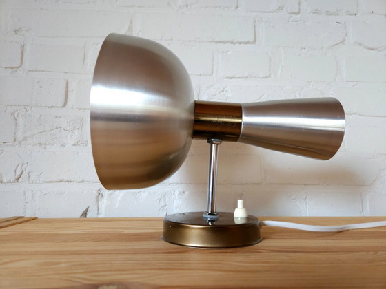 Image 1 of Lampada da parete Herda Diabolo, vintage in alluminio stile spaziale con lampada color bronzo