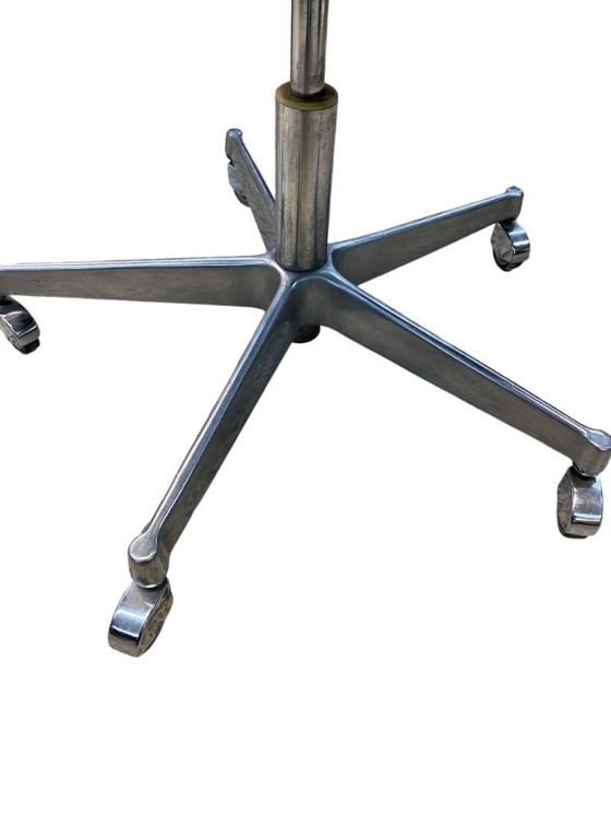 Image 1 of Sedia girevole da ufficio spaziale di metà secolo di Drabert Stahlmöbel Minden, modello Confer.