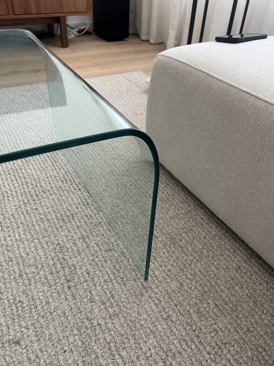 Image 1 of Vintage Fiam waterfall coffee table