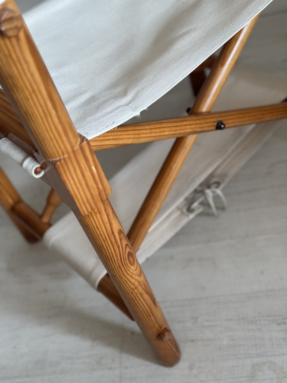 Image 1 of Vintage Jaren 70 Safaristoel Regisseursstoel