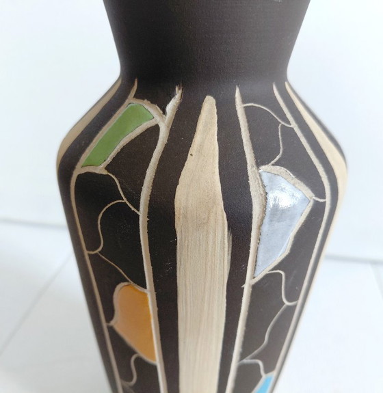 Bay Keramik WGP Vase (Model 606-20) Valencia Jr '60 – Jasba, Ceramic (photo 10 of 12)
