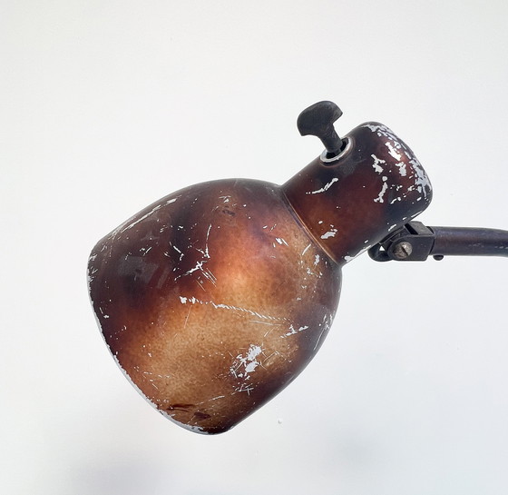Image 1 of Lampe industrielle à pince réglable en hauteur, 1960s