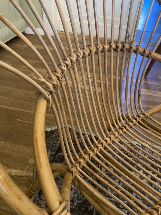 Image 1 of 60er Bambus Sessel vintage origineel - Franco Albini