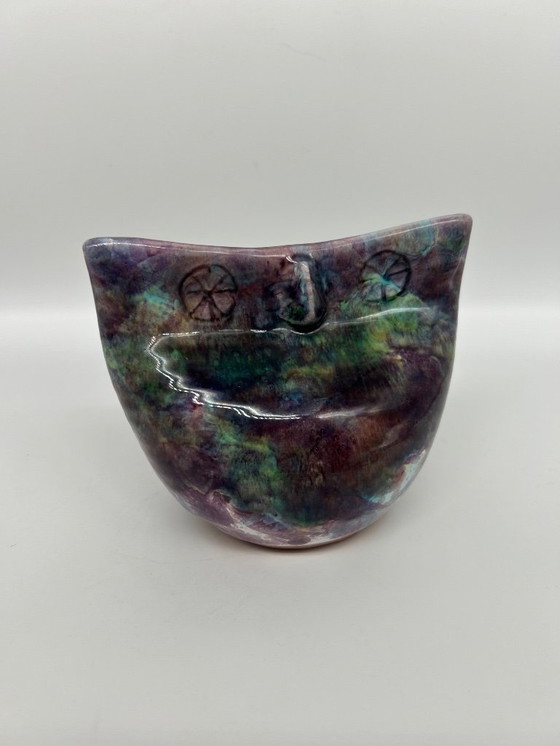 Image 1 of gufo in ceramica