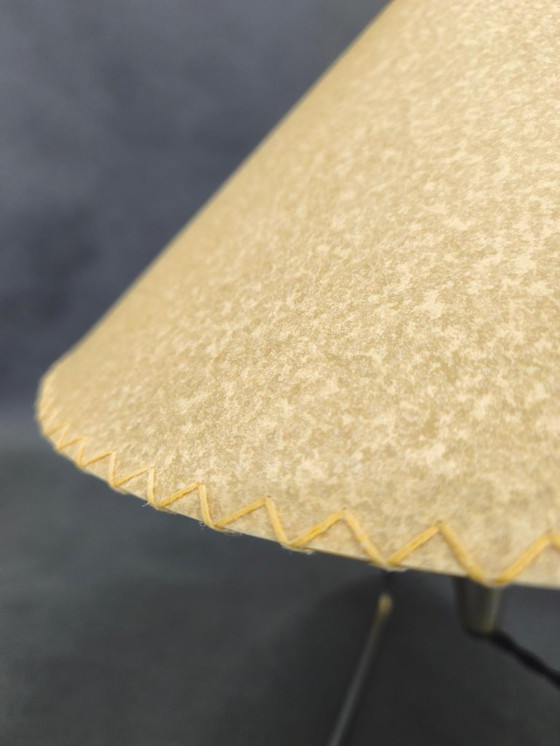 Image 1 of Lampe de table Helena Frantová, abat-jour en chrome et papier, Tchécoslovaquie, années 1960