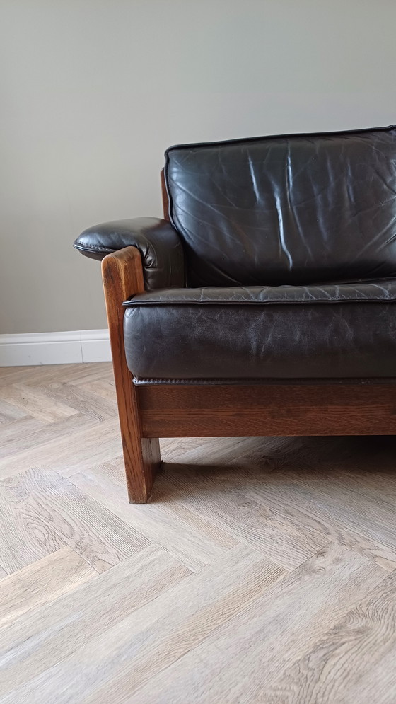 Image 1 of Canapé design en cuir vintage Leolux (Harry de Groot)