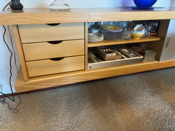 Credenza galleggiante D242 di Wim Wilson, Castelijn 1970 – Credenze, Legno (photo 5 of 8)