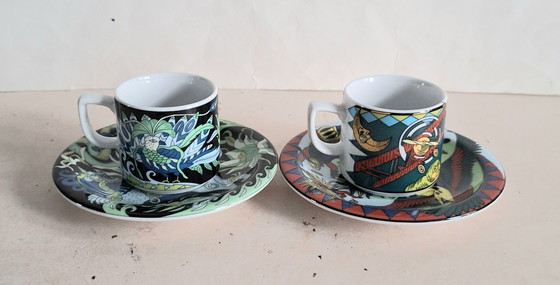 Image 1 of Bopla! Langenthal Swiss 2 demaste/espresso cups and saucers.