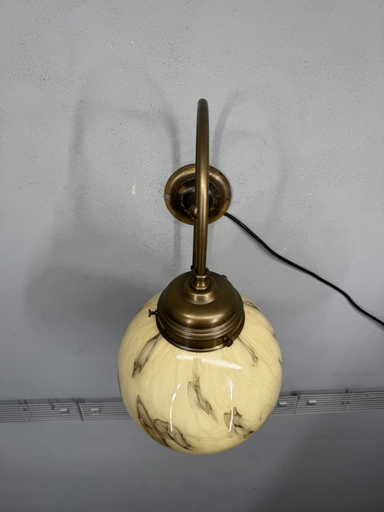 Image 1 of Suggestiva lampada da parete vintage marmorizzata di AGI Verlichting (Almelo)