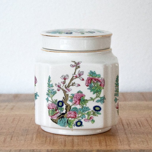Tarro de porcelana vintage Sadler England para guardar té.