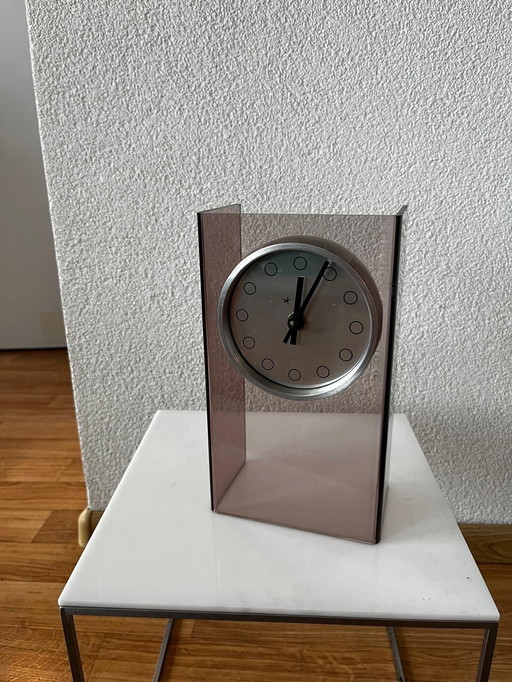 Vintage perspex tafelklok 